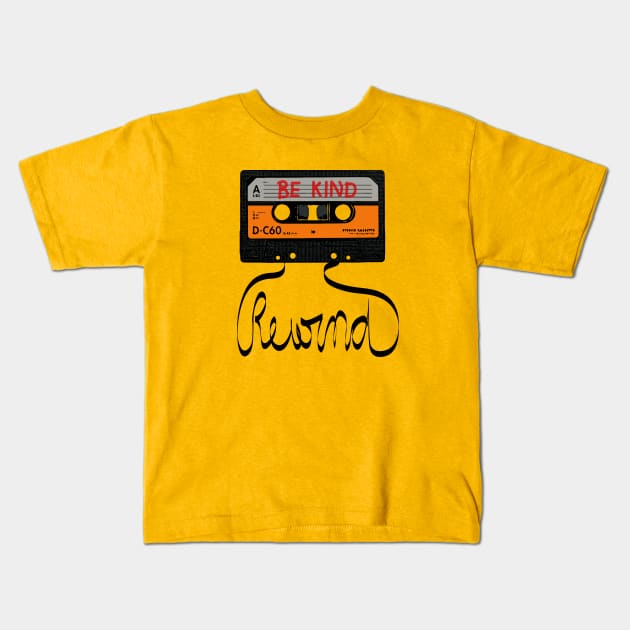 Be Kind Rewind Kids T-Shirt by AmberDawn